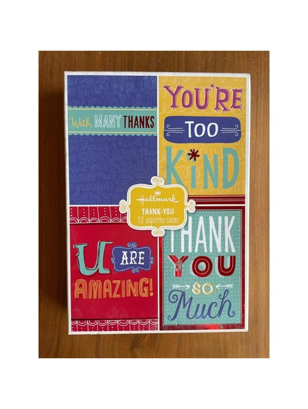 Hallmark Thank You Cards Box Set Of 12 Assorted Cards